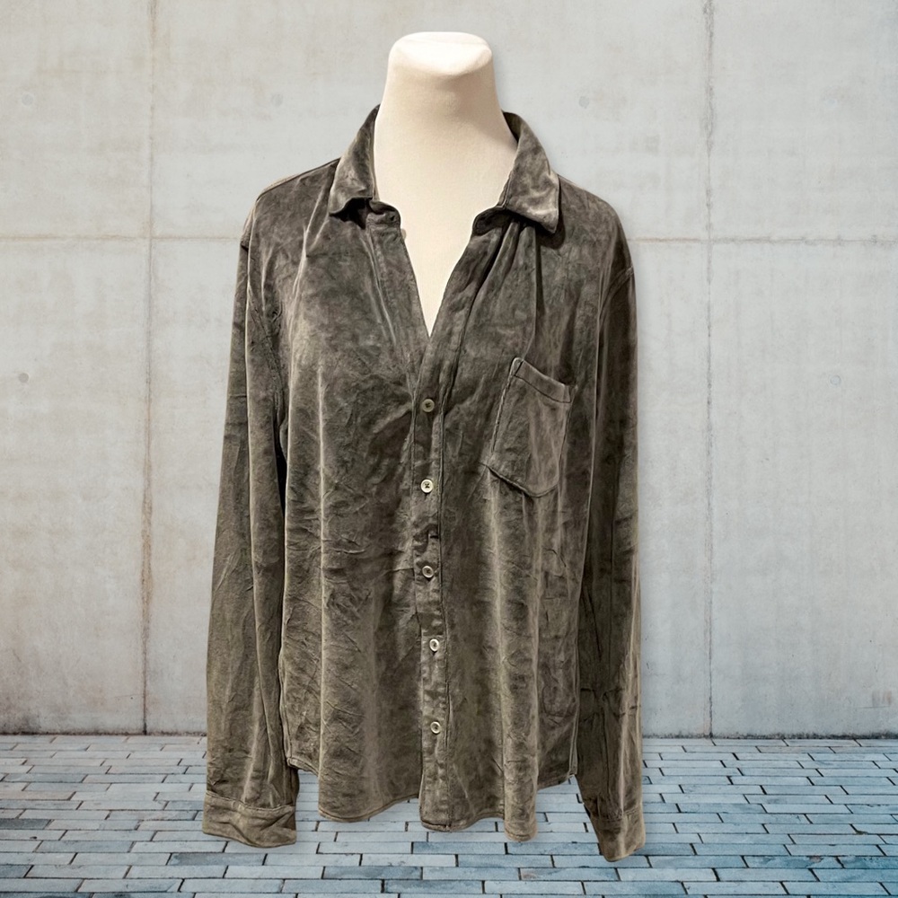 DYLAN VELVETY ONE POCKET SHIRT